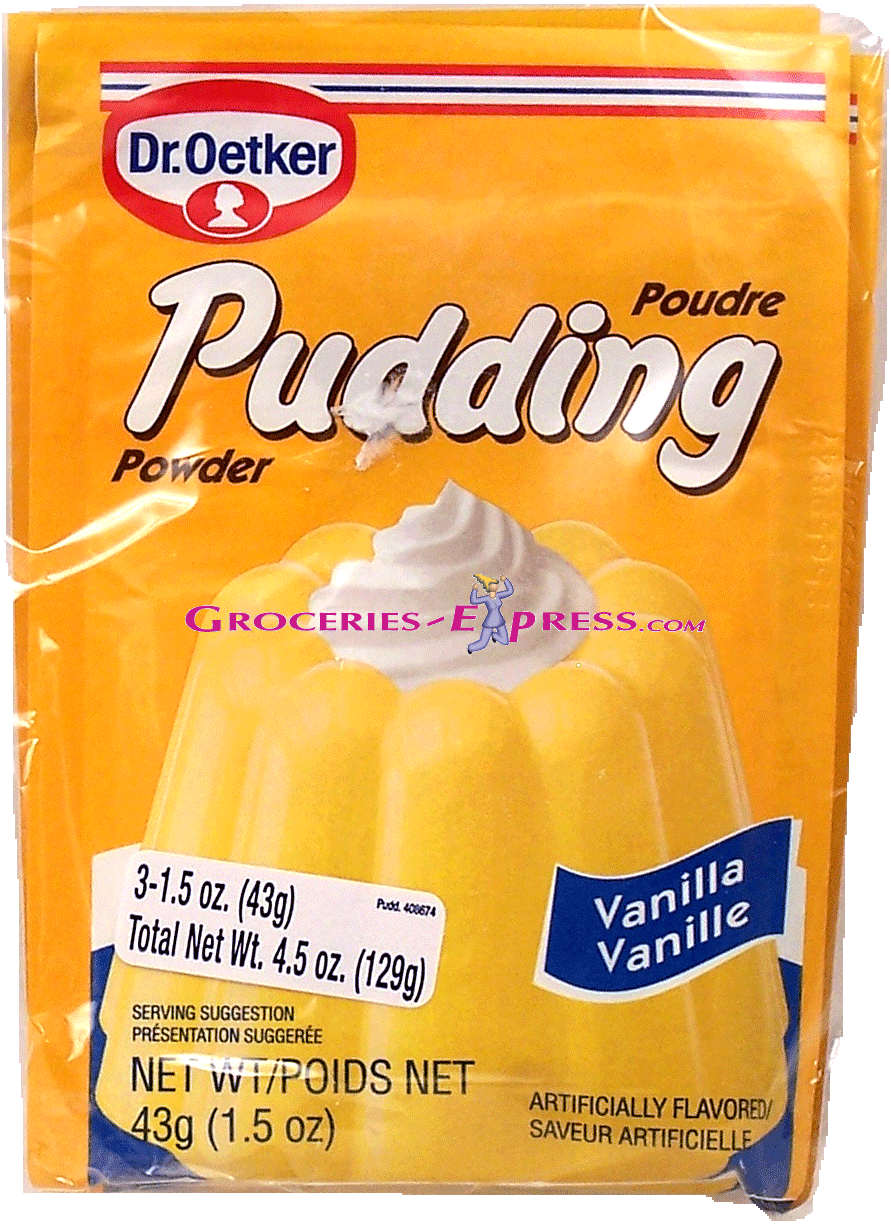 Dr. Oetker&nbsp;&nbsp;vanilla pudding powder 3-count, 1.5-ounce packs Full-Size Picture